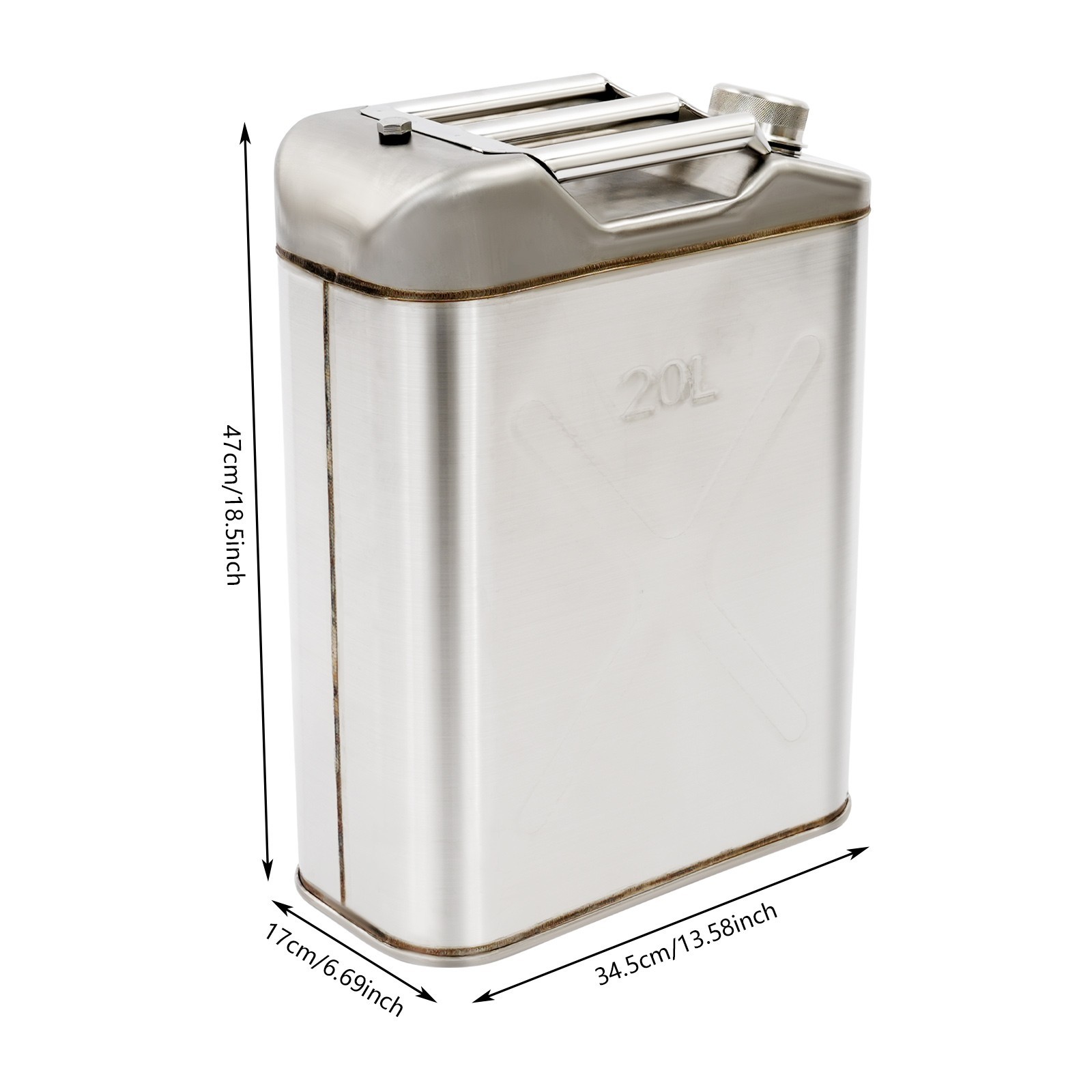 Cooking Oil Storage Can Heavy Duty Portable Storage Can for Camping 20L Oil Can