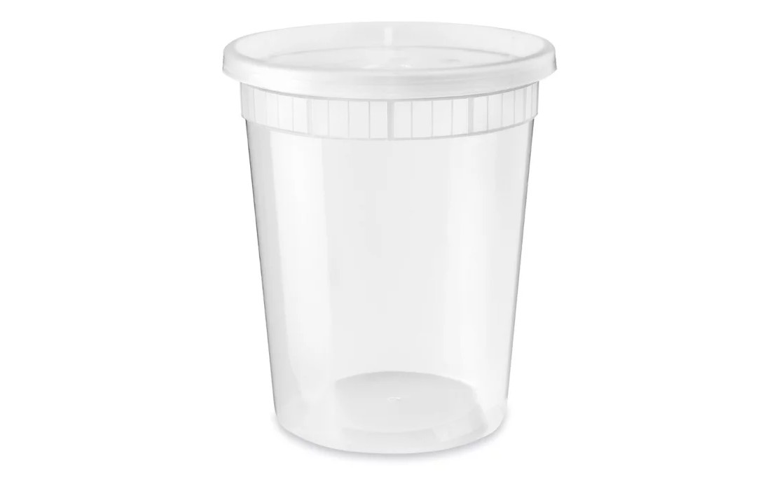 heavy duty deli food storage containers – 16 oz – 150 pieces