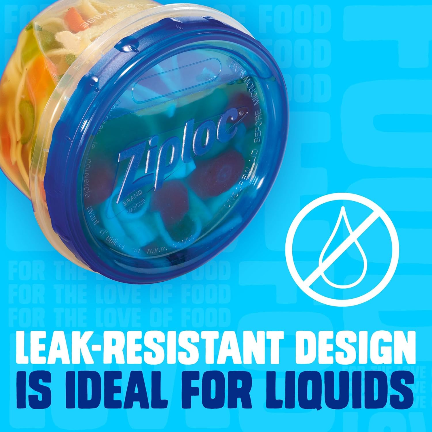 Ziploc Twist N Loc Food Storage Containers, Leak Resistant Design, Small Round,