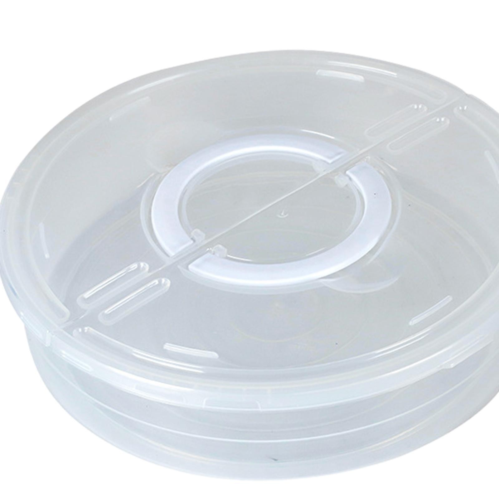 Dumplings Organizer Food Storage Container Cake Cookie Keeper Carrier Tray