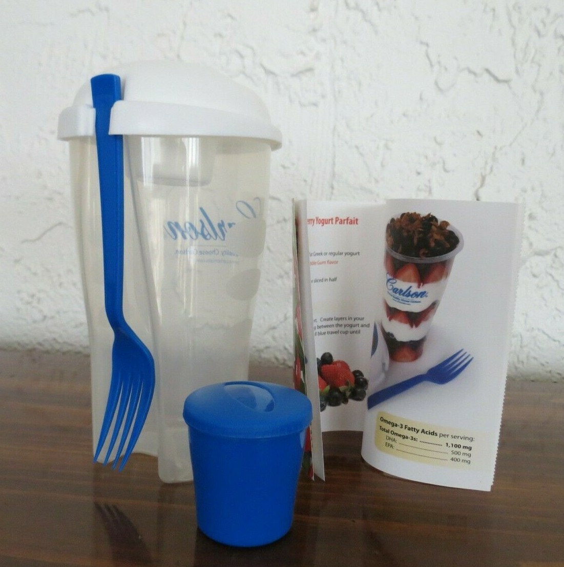 Carlson Healthy Food Grab & Go Cup Set 27 oz (800 m) NEW