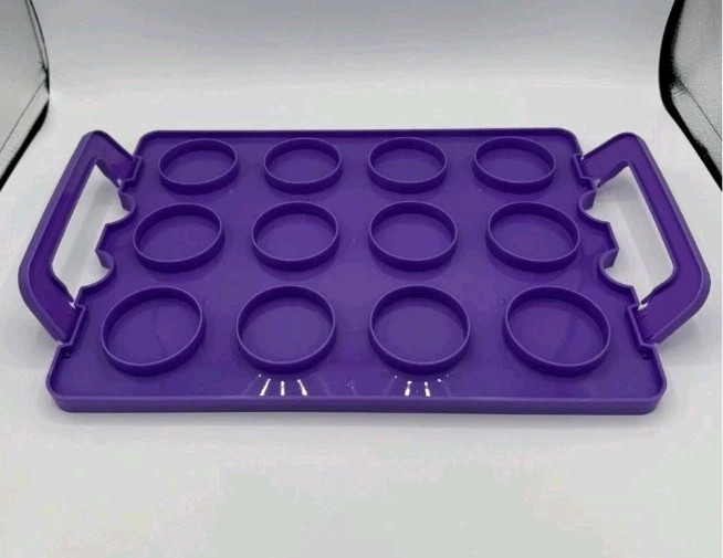 Baked With Love Deluxe Cake & Cupcake Caddy 9×13 Cake Or 12 Cupcakes-NEW