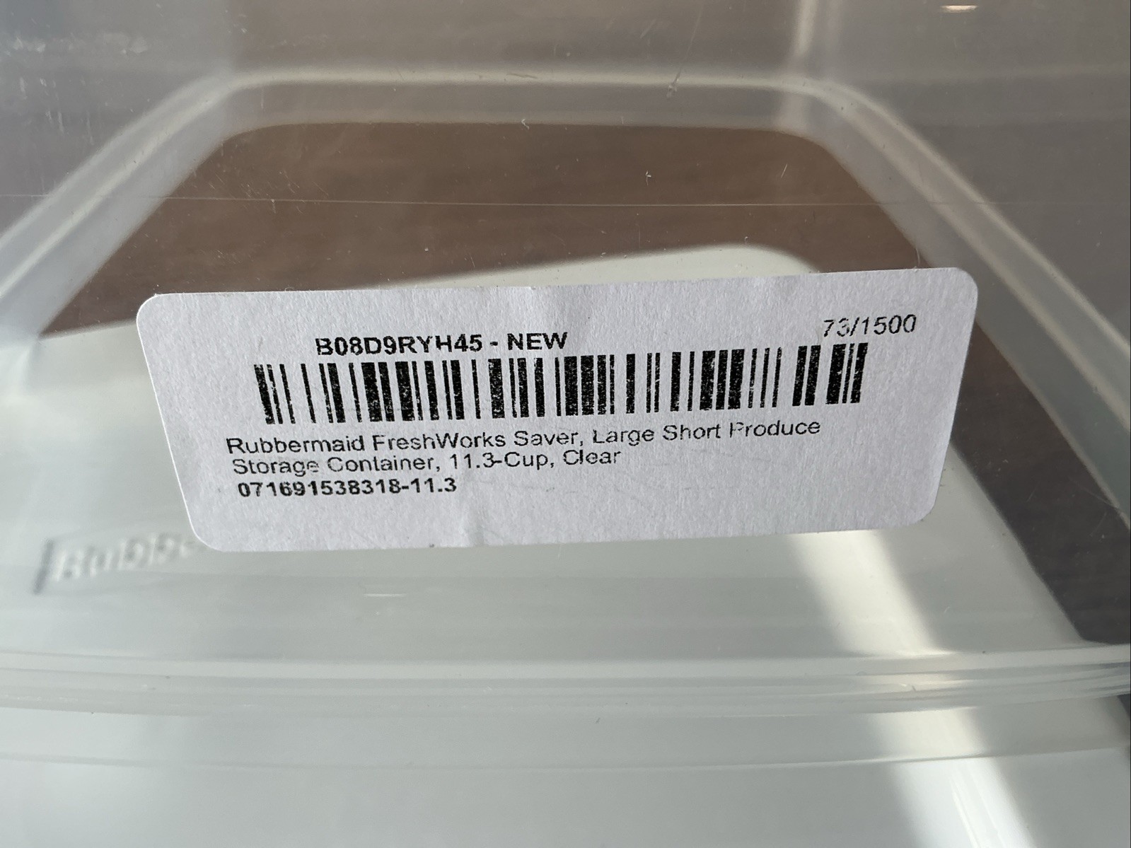 Rubbermaid FreshWorks Produce Saver Fresh Vent 11.1 Cups 2.6 L