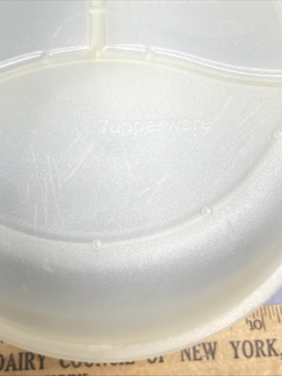Tupperware Crystalwave Divided Dish 3859A-2 2649B-2 Vented Blue Navy Microwave