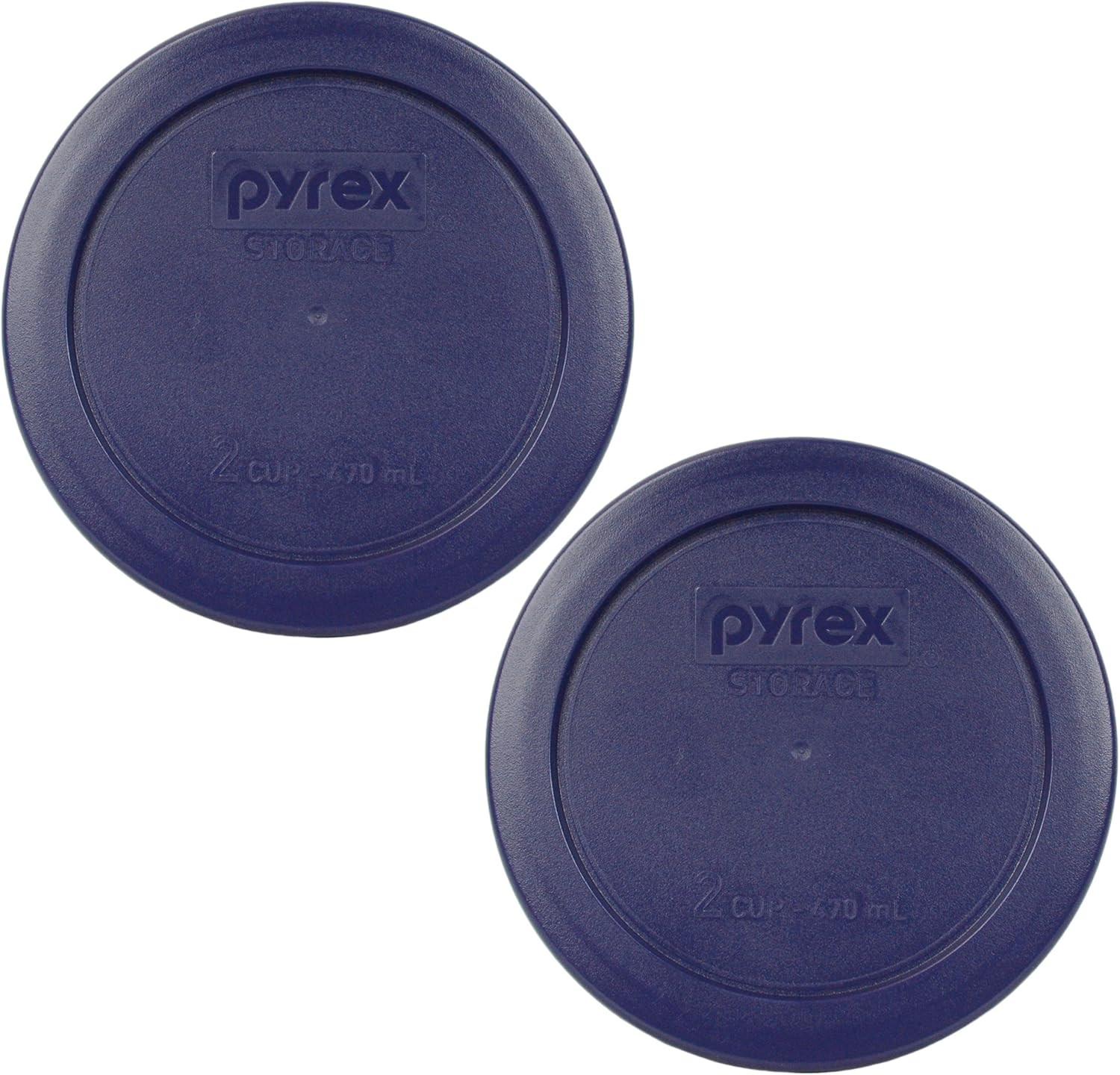7200-PC 2 Cup Dark Blue Round Storage Lids – Original Genuine Lids – 2 Pack