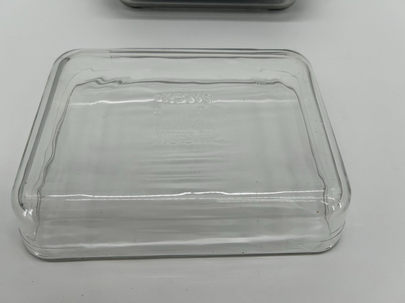 Pyrex 7210 PC 3 Cup Glass Storage Container Blue Lid Food Storage Dish set of 2