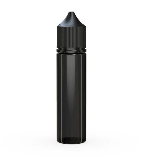 CHUBBY GORILLA 60ML V3 AUTHENTIC PET Bottles (5pack) BLACK BOTTLE/BLACK LID
