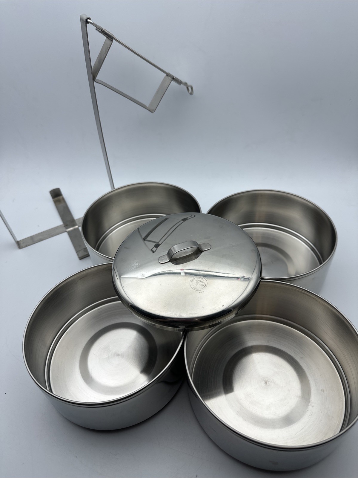 Thai Zebra Brand Stainless Steel Buddy X 4 Tier Food Carrier
