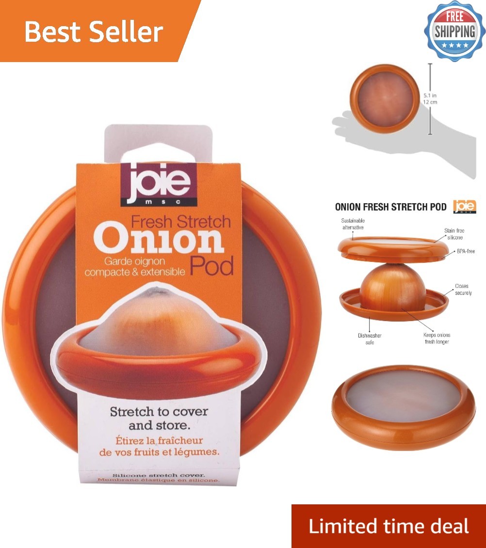 Dishwasher Safe Onion Storage Pod – Reusable, Odor-Free Kitchen Essential
