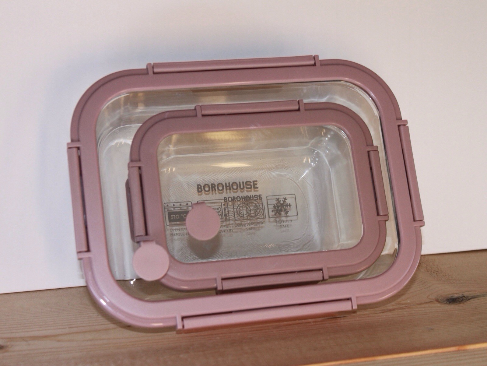 12 Borosilicate Glass Containers Airtight Tempered Lids Oven Safe BPA-Free NEW