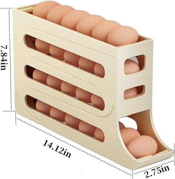 Automatic Egg Rolling Rack – Egg Holder for Refrigerator%