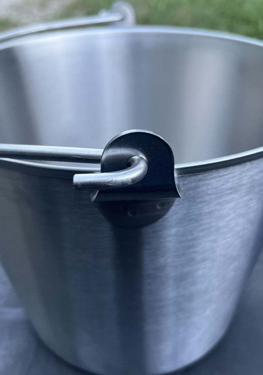 Vollrath Stainless Steel 13 Quart Handled Utility Pail Bucket NFS 59120 NEW