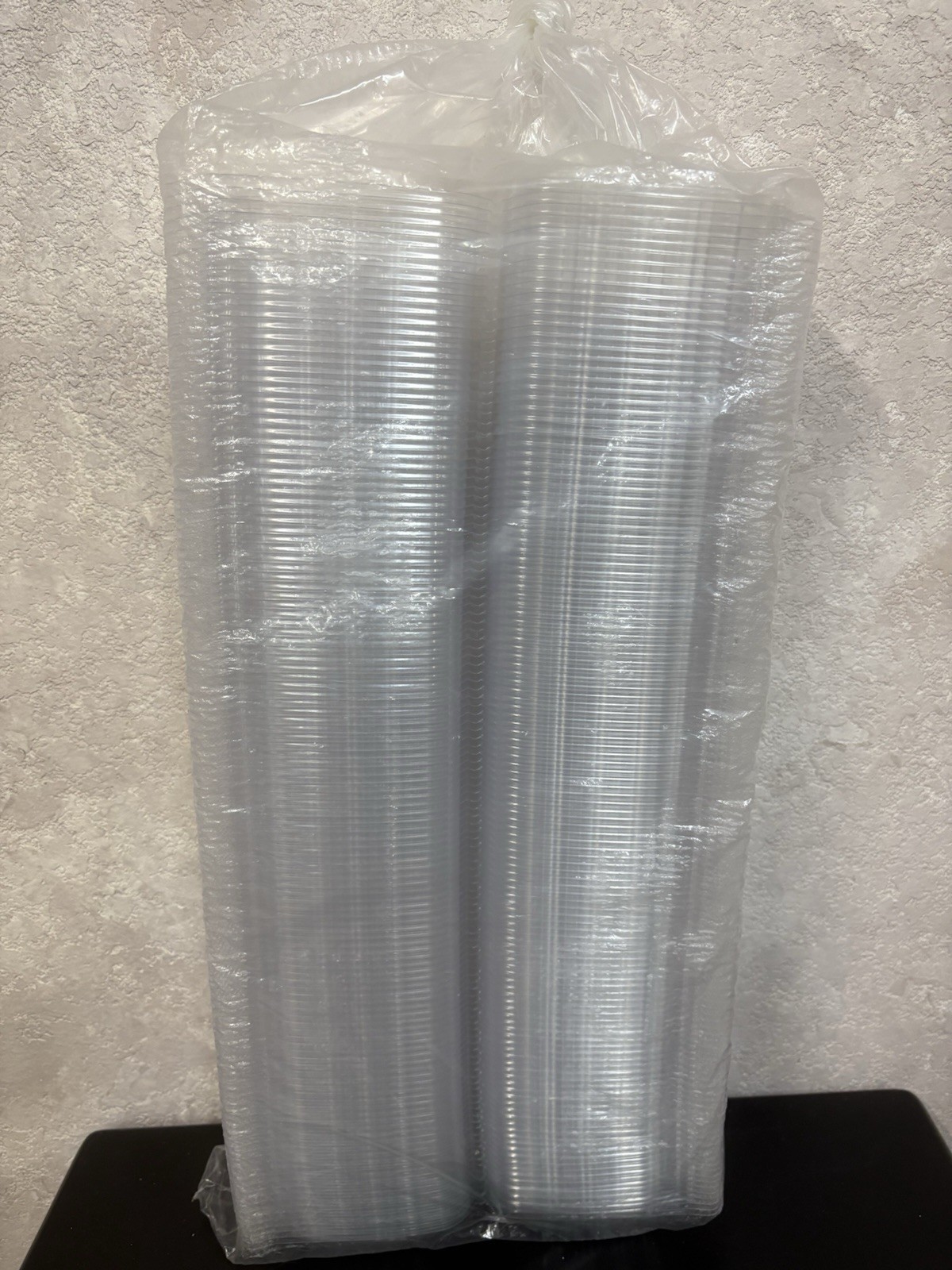 Clear Hinged Takeout Containers 500 Count 5x5x3”