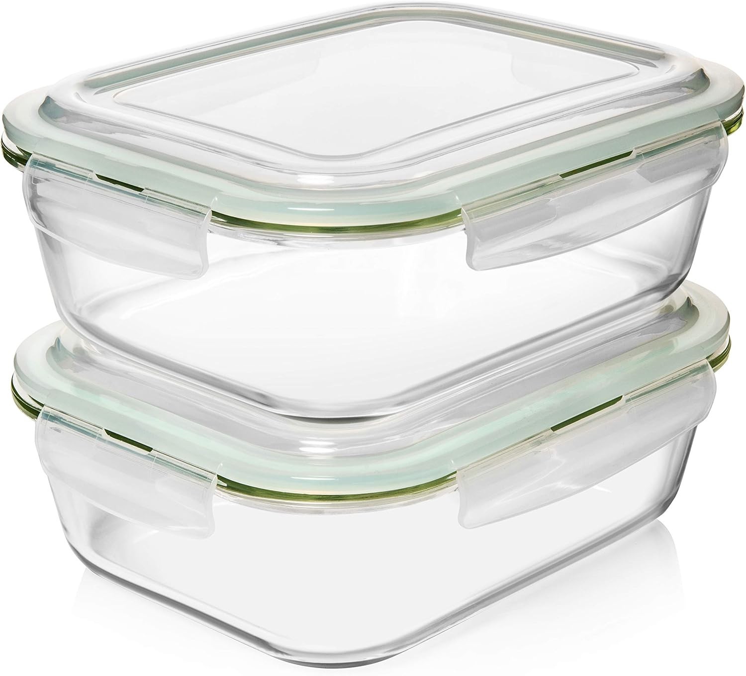 80 Oz Glass Food Storage Containers – Airtight and BPA-Free Set of 4