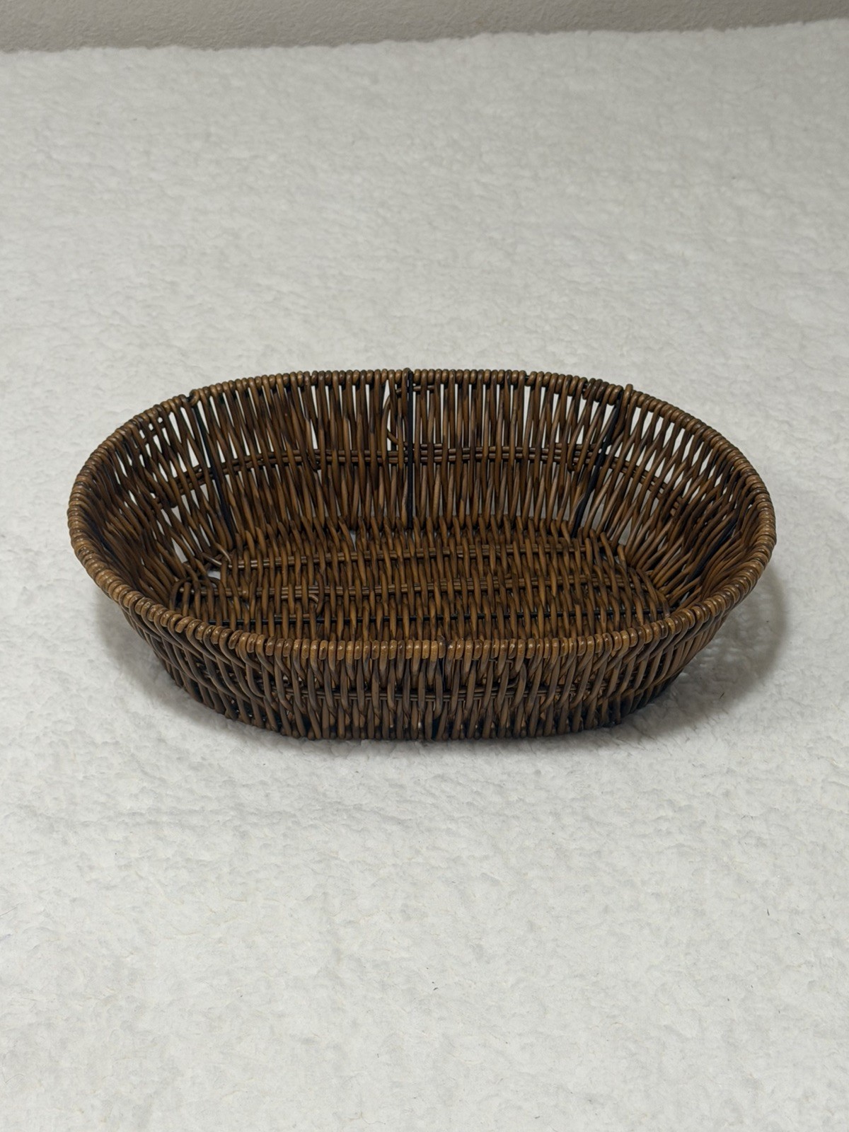 Fruit Basket Wicker Bread Basket Woven Tabletop Food Fruit Vegetables Servin…