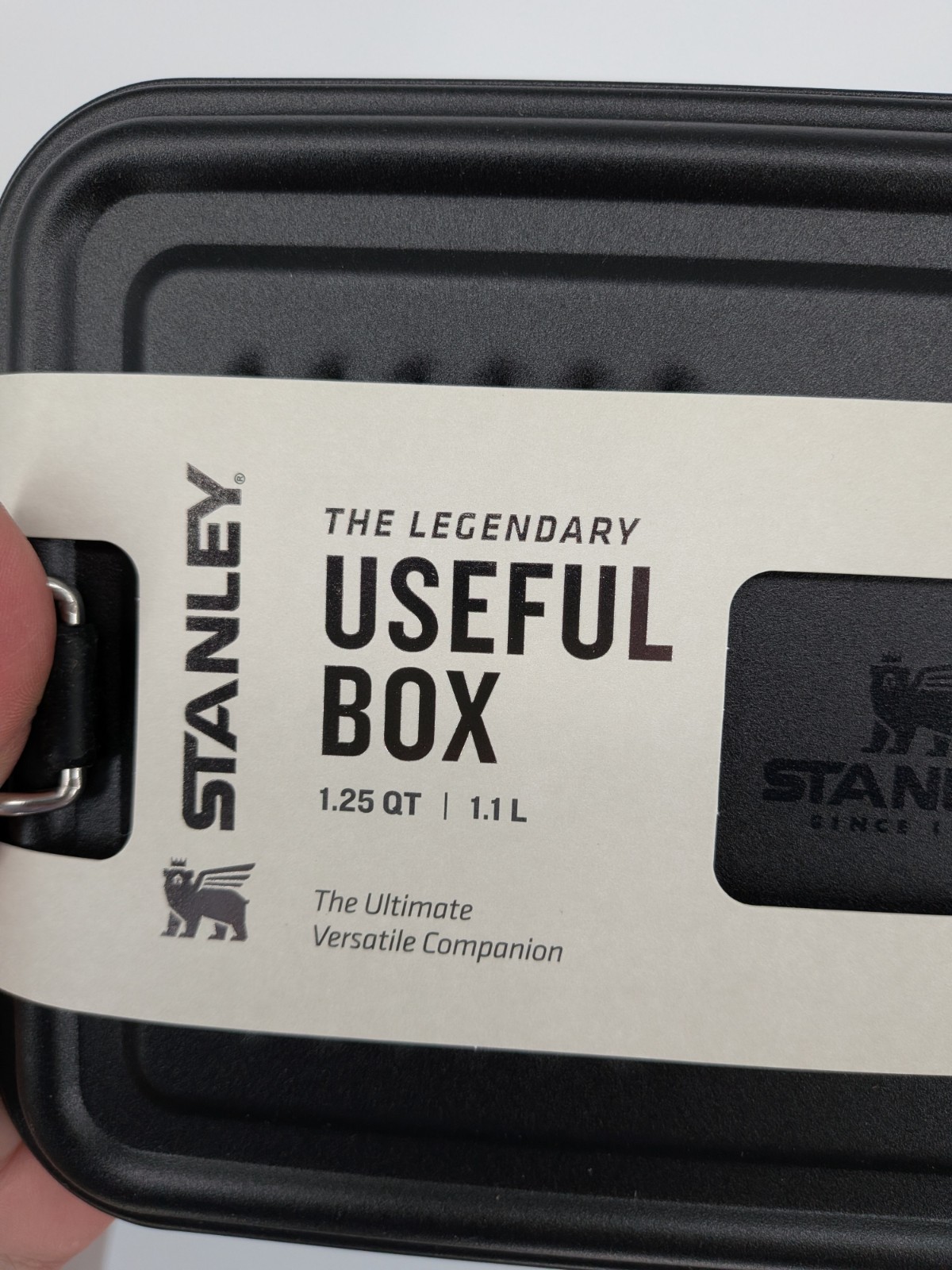 NEW STANLEY Classic Legendary Useful Box make up tool storage 1.25qt Black lunch