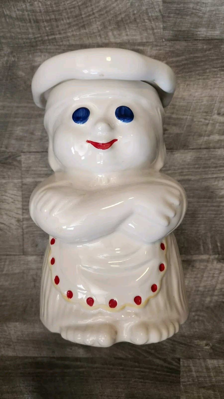 VINTAGE RARE MCCOY BETSY THE BAKER Pillsbury Doughboy Cookie Jar 1970s 1980s