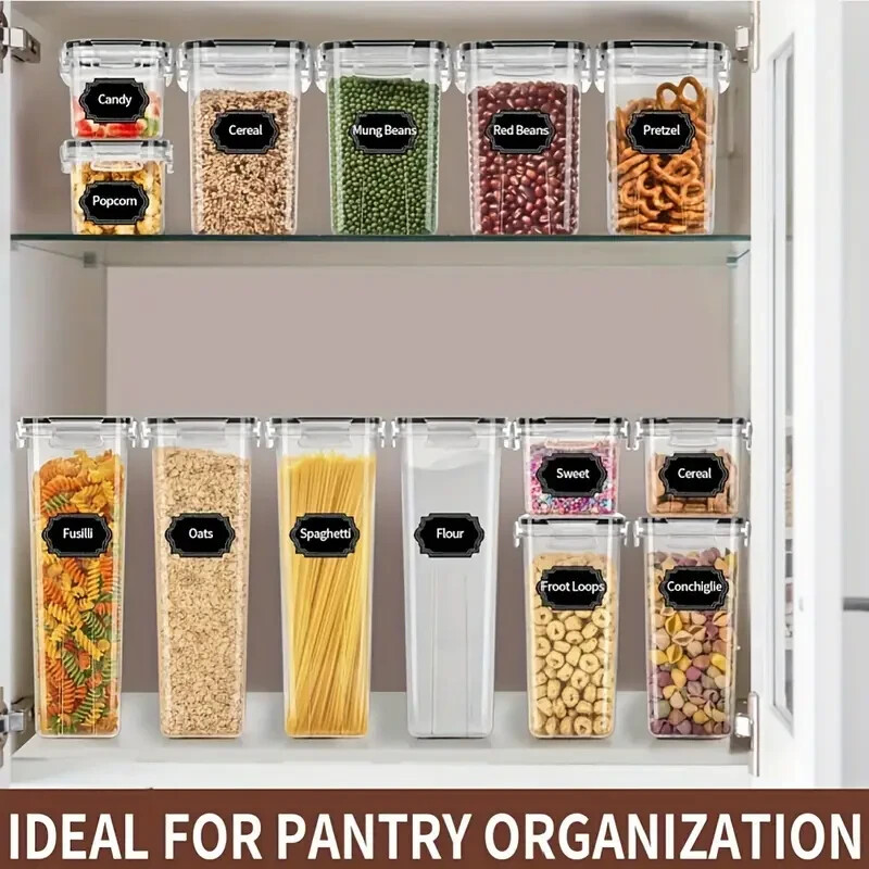 56 Piece Kitchen Food Container Set – Durable, Airtight, Leak-Proof BPA Free Set