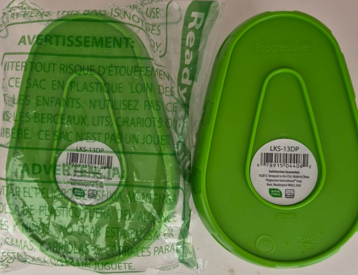 2 (two) Progressive Prepworks LKS-13DP Green Avocado Keeper