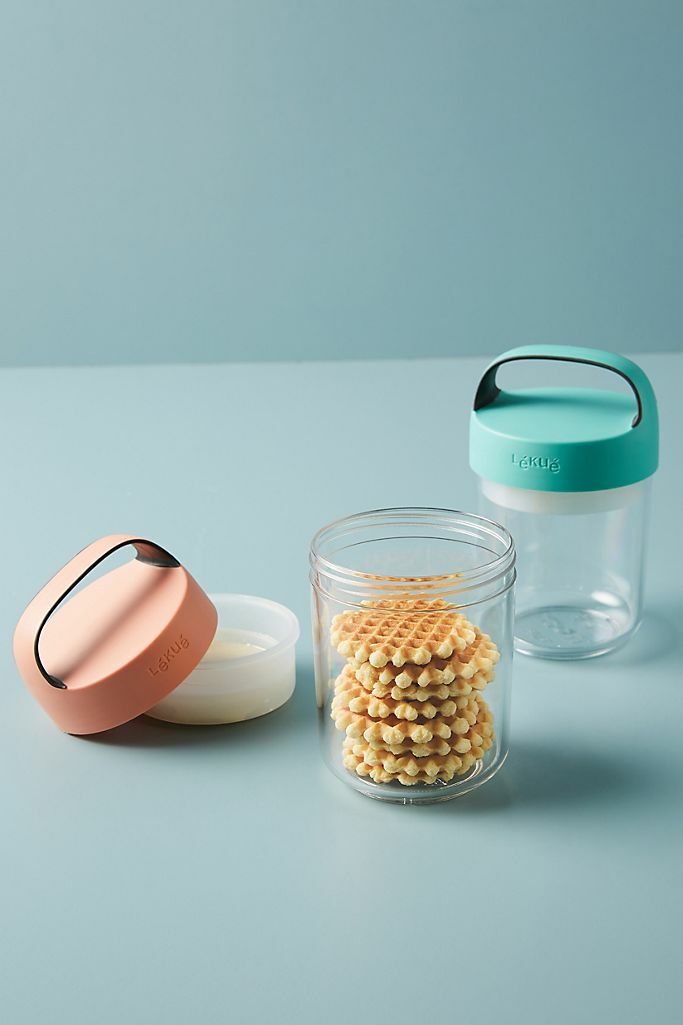 Anthropologie Lekue 14 oz. Jar To Go Lunchbox
