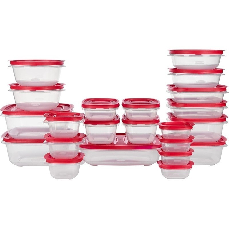 Durable Stacking Food Storage Containers Kitchen Organization 9 Piece Set New