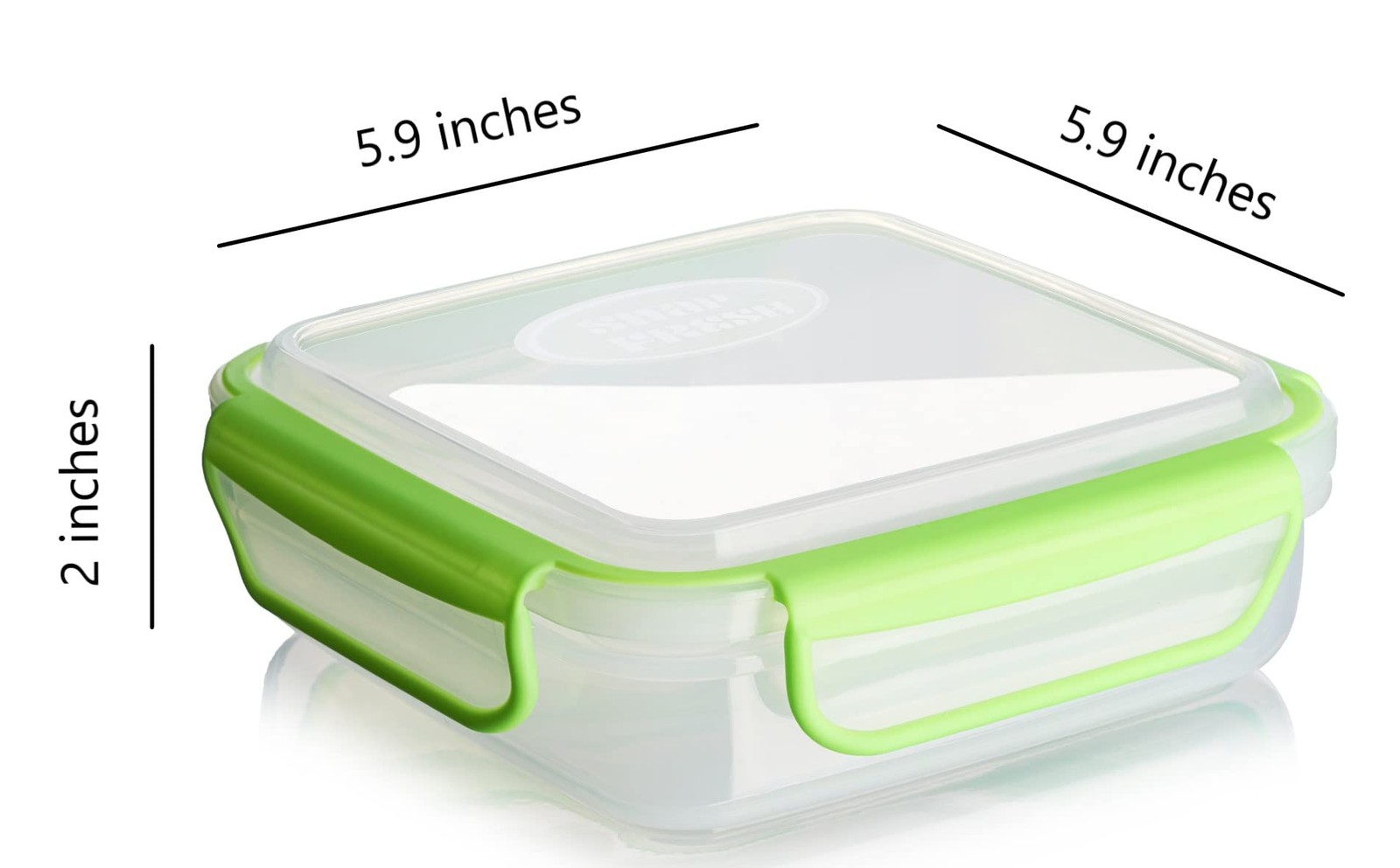 – 4 Pack of Fun Size Sandwich Containers (450 ml) – Reusable, BPA Free Plasti…