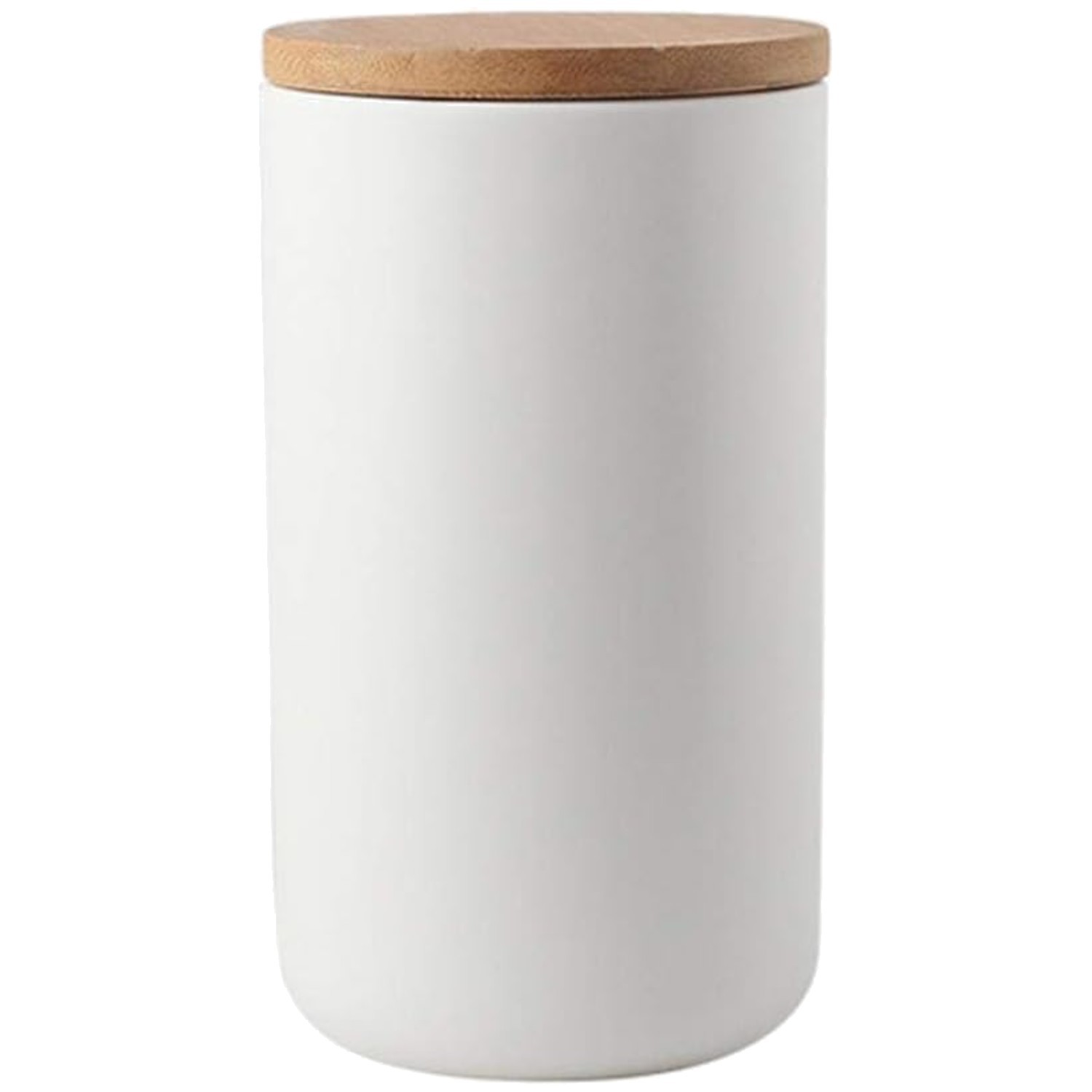 Stylish Airtight Canister for Coffee Tea Spice – White