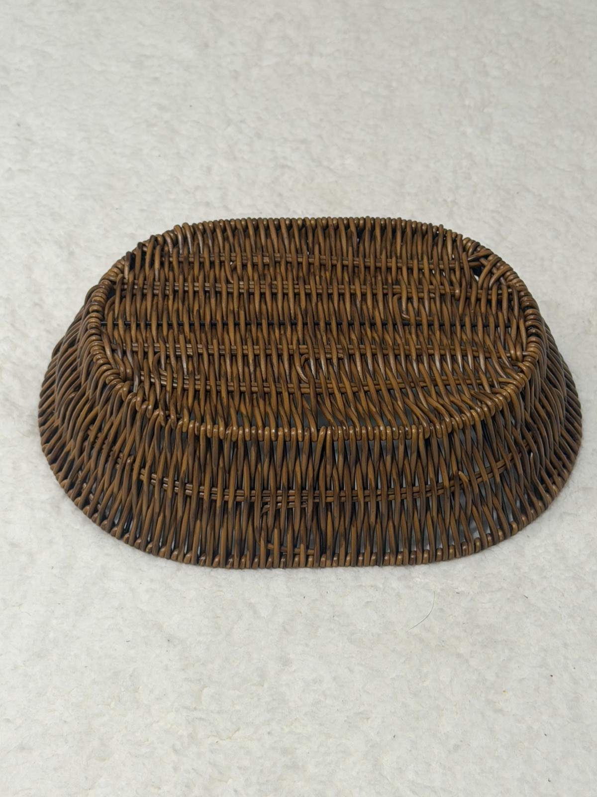 Fruit Basket Wicker Bread Basket Woven Tabletop Food Fruit Vegetables Servin…