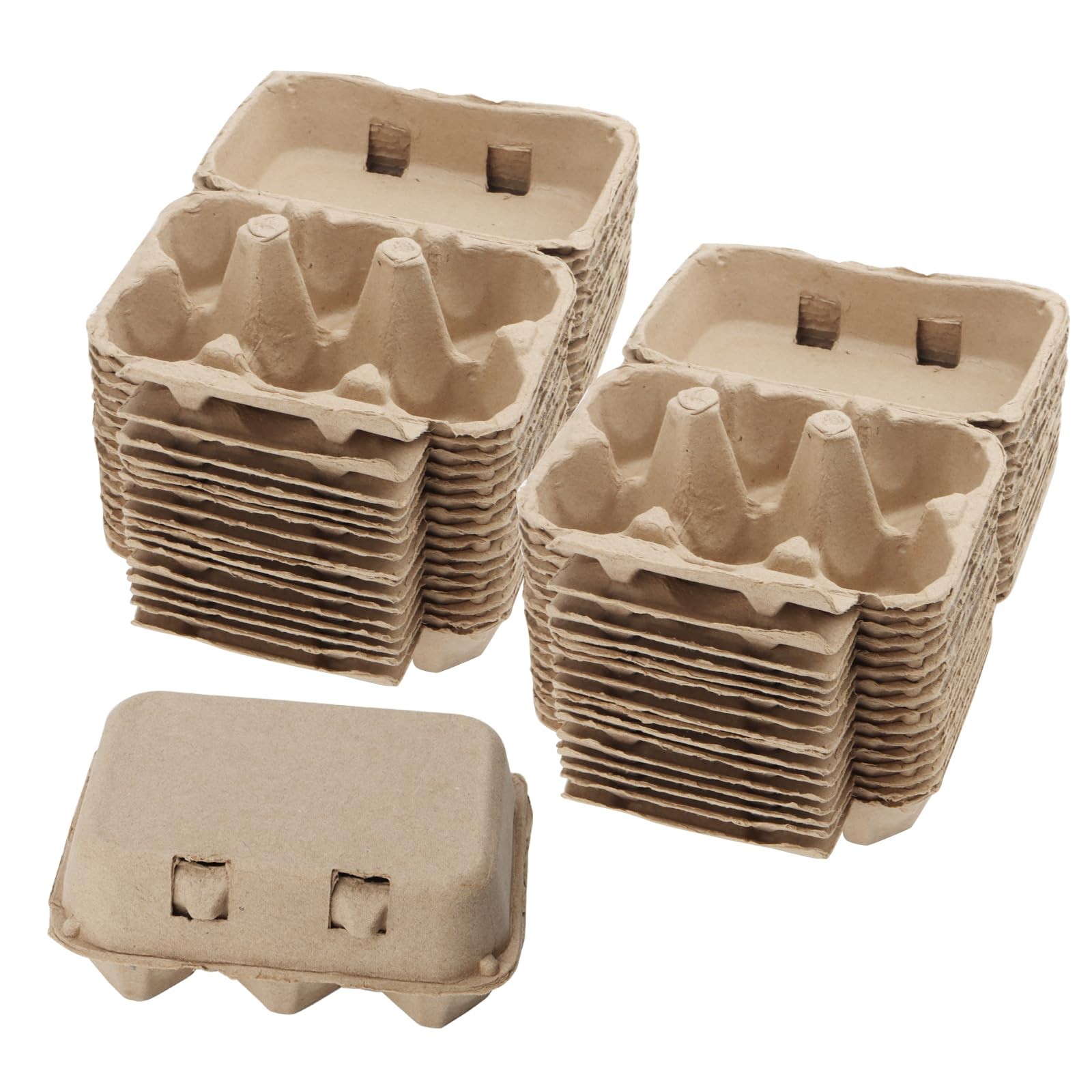 Half Dozen Paper Empty Egg Carton Storage 6 Small To Medium Eggs 30 PCS