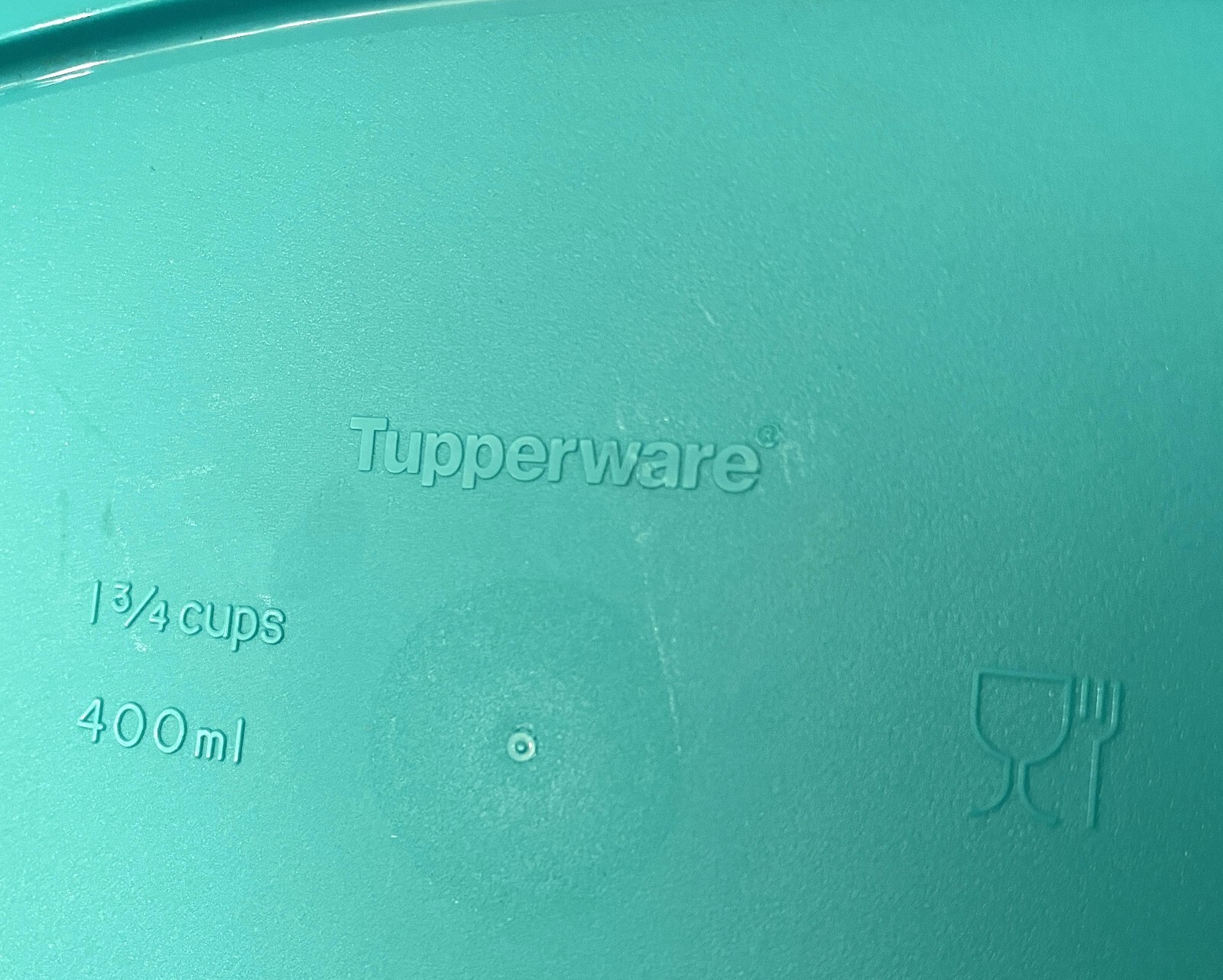 Vintage 13″ Tupperware Legacy Oval Teal Serving Dish Casserole W/ Lid and Spoon