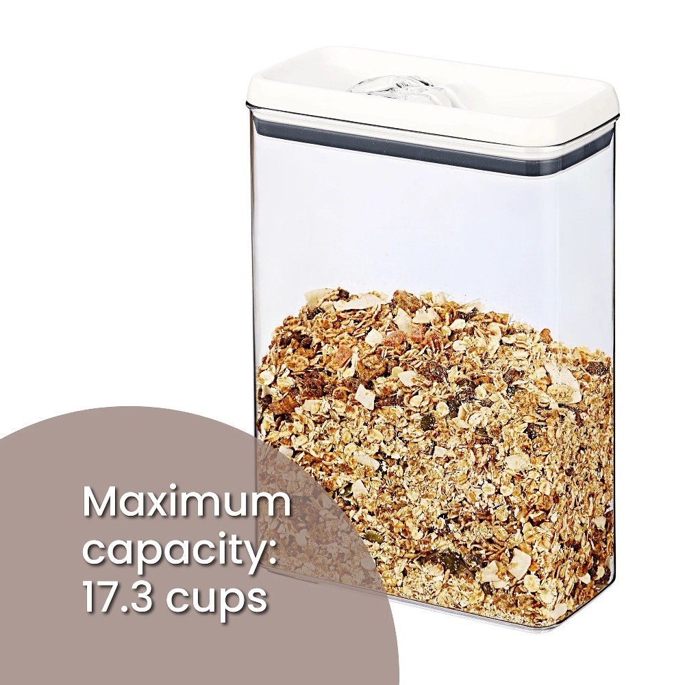 Rectangular Food Storage Container with Flip-Tight Lid 17.3 Cup Capacity Set of