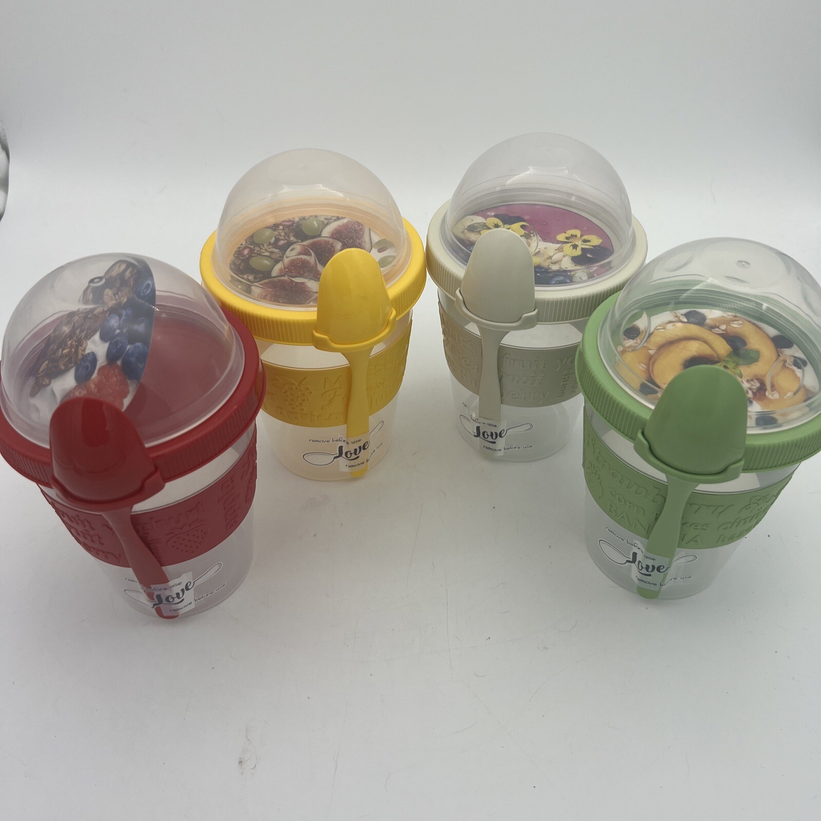 CRYSTALIA Breakfast On the Go Cups Take and Go Yogurt Cup with Topping Cereal…