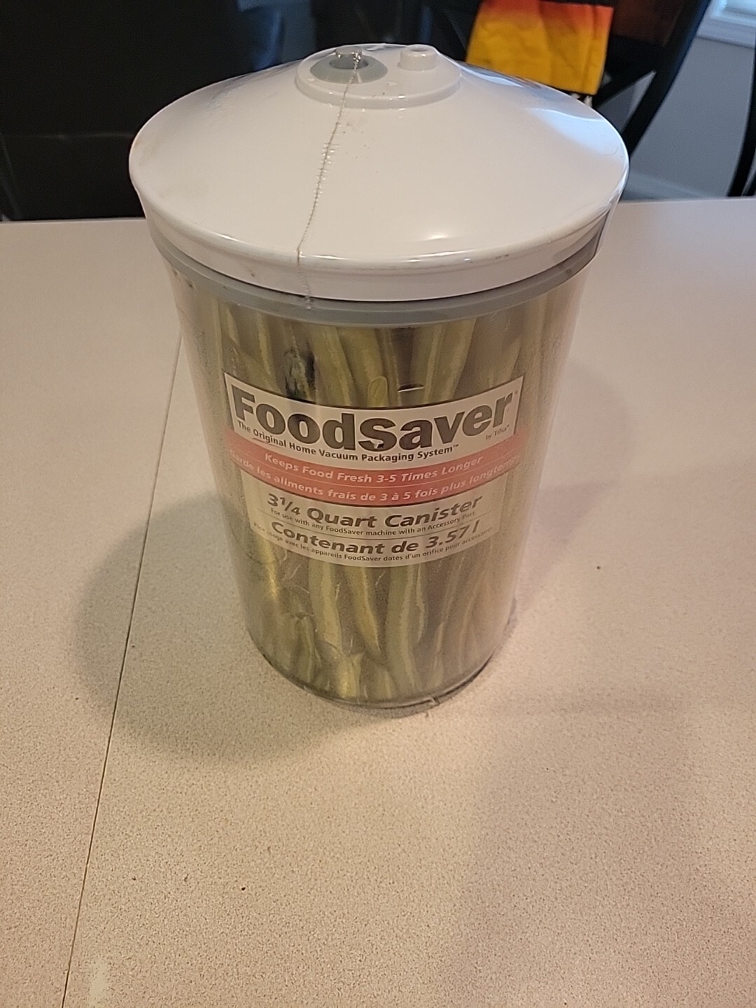 NOS FoodSaver Vacuum Pack System 3.25 Quart Canister Keep Food Fresh 02-0037-00