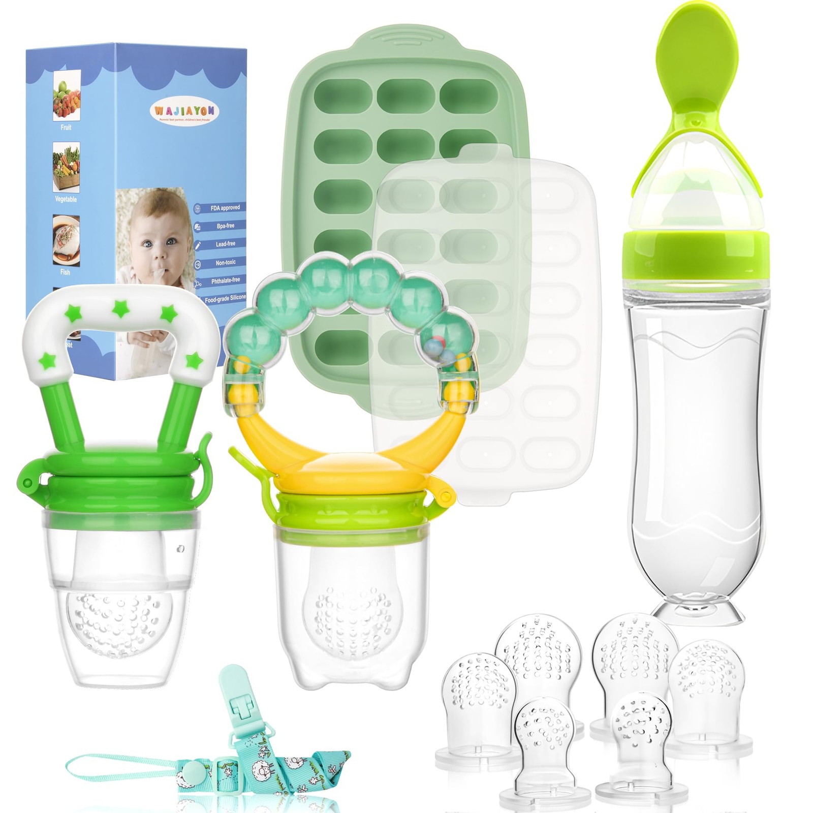 Baby Fruit Feeder Silicone Breastmilk Popsicle Freezer Teether Food Pacifier
