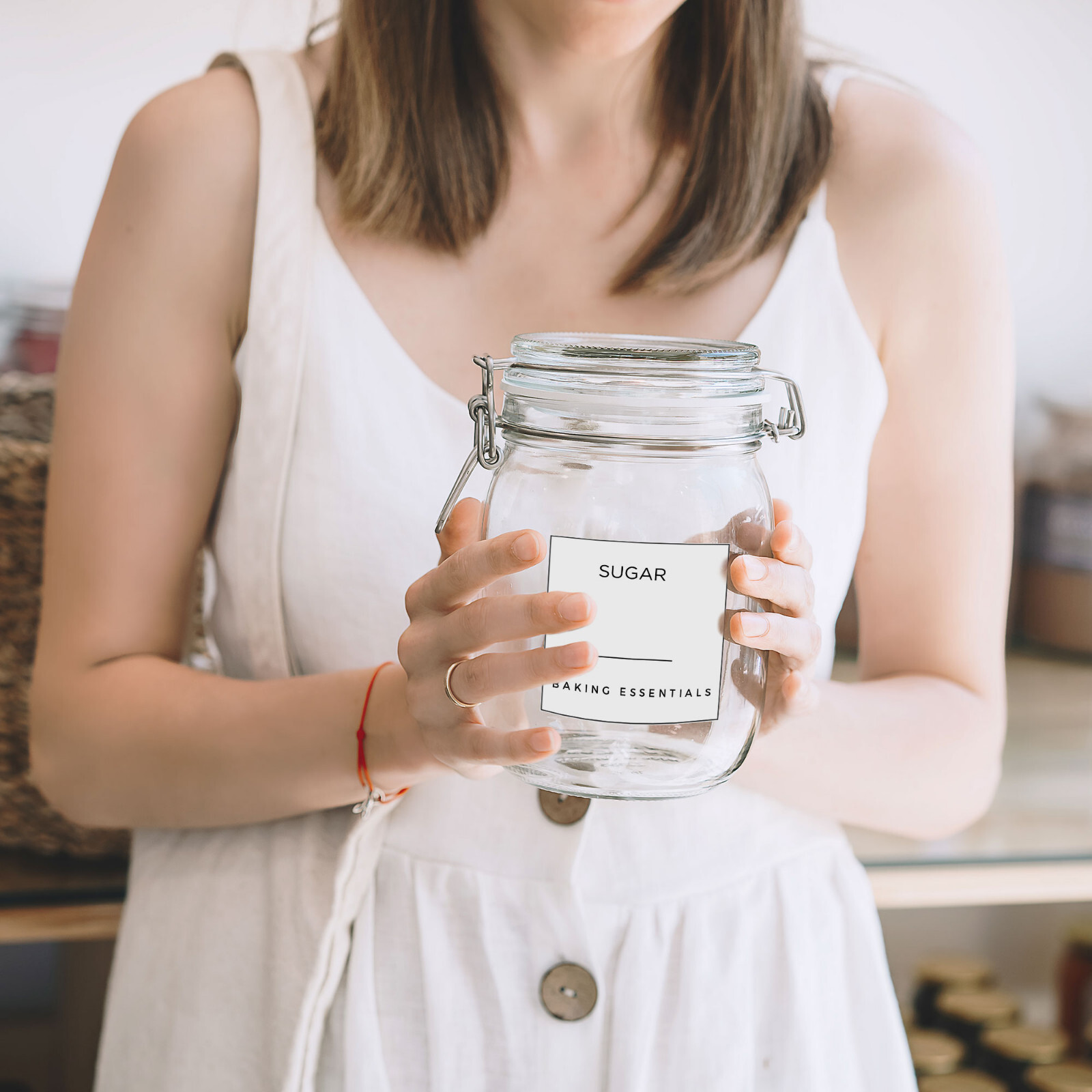 192 Kitchen Pantry Labels for Food Containers | Organize Your Pantry Minimalist