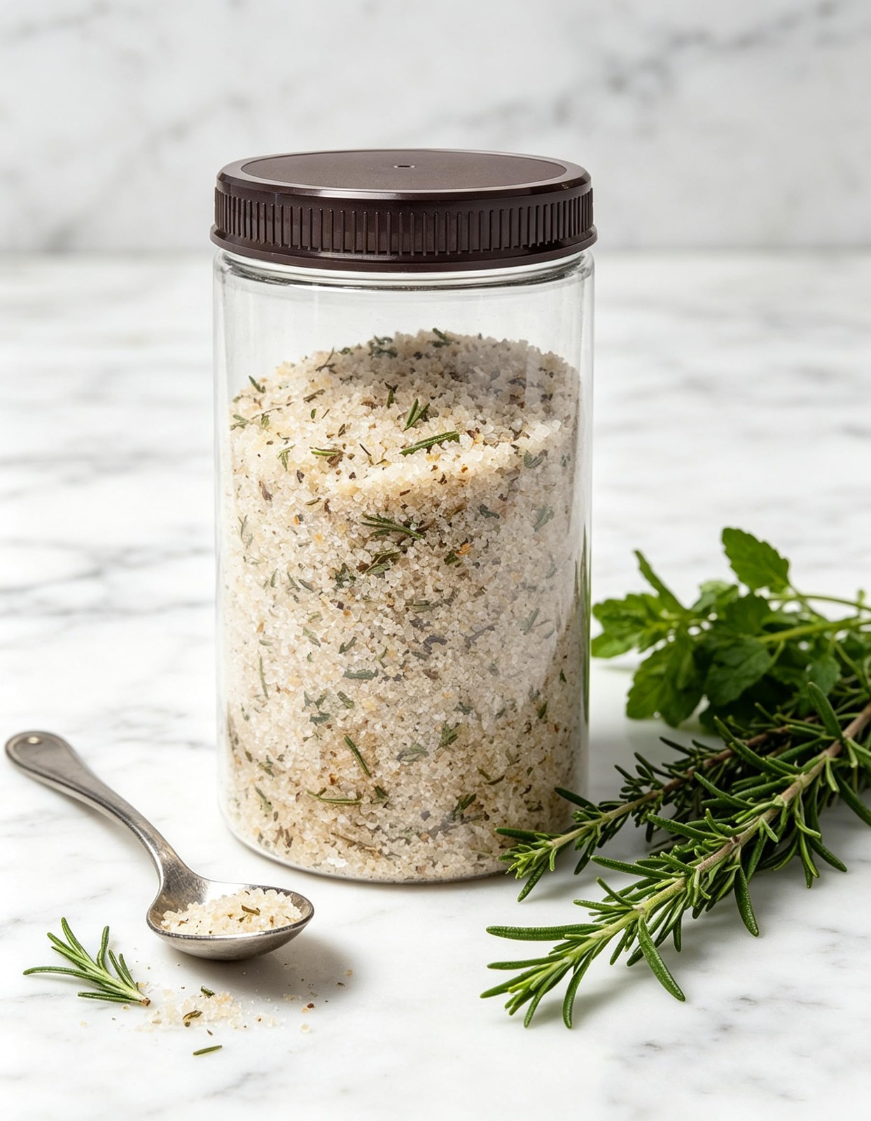 ljdeals 32 oz Clear Plastic Jars with Lids, Storage Containers, 32 oz,