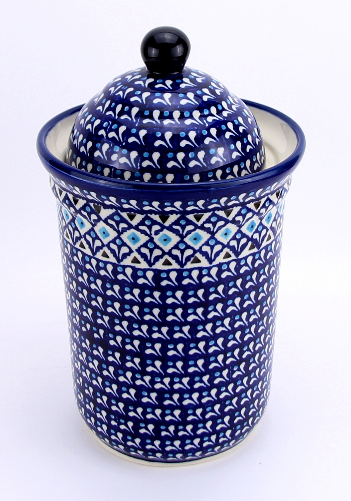 Polish Pottery Market Kitchen Canister by Zaklady Poland – 80 oz.