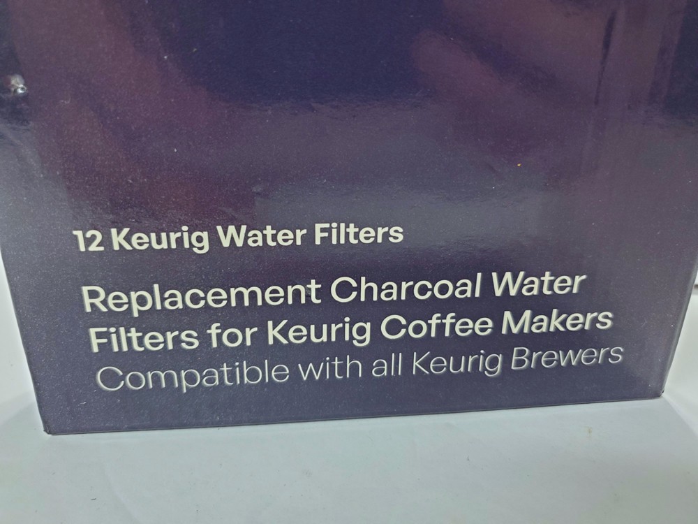 New Box GOODCUPS 12 Keurig Charcoal Water Filters Fits All KEURIG COFFEE BREWERS