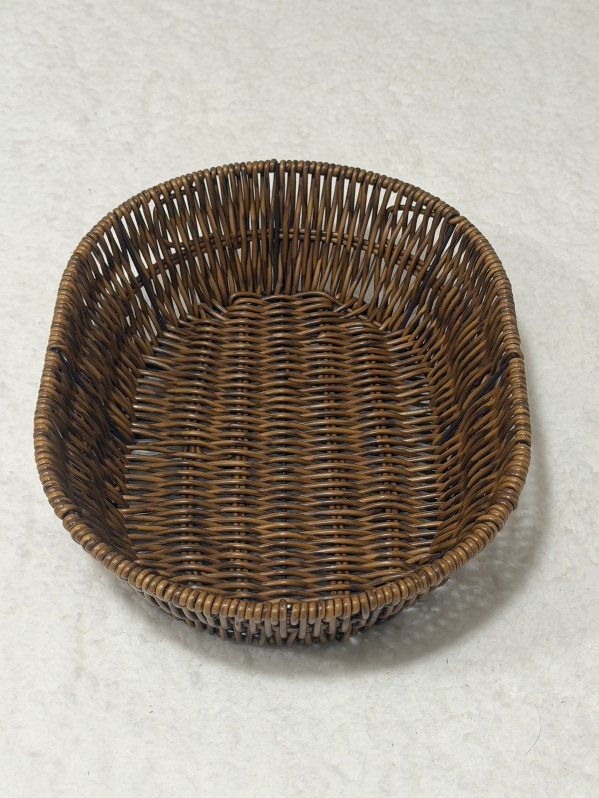 Fruit Basket Wicker Bread Basket Woven Tabletop Food Fruit Vegetables Servin…