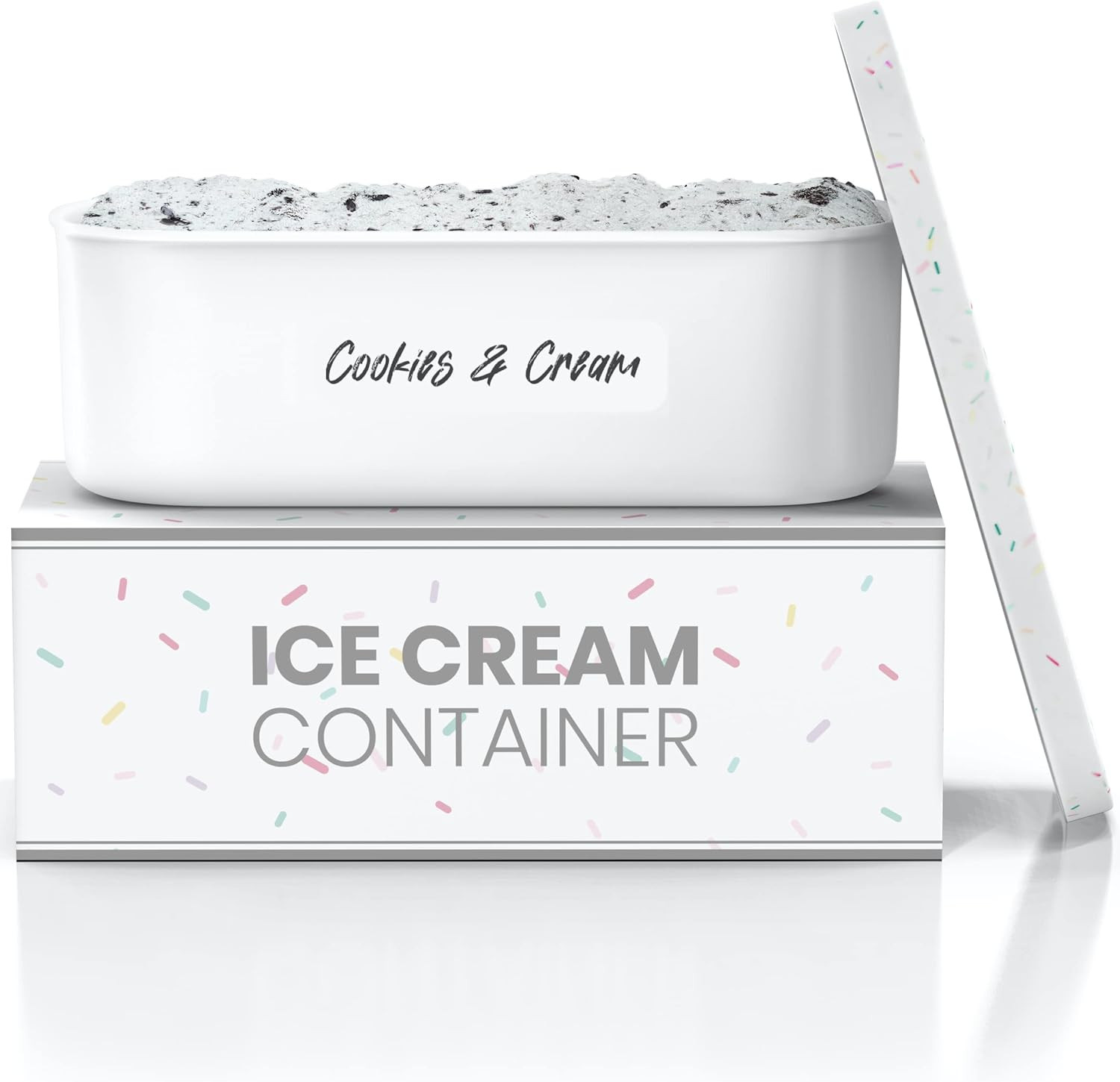 Ice Cream Containers – 2 Quart Ea. (Set of 2) – Premium Reusable Freezer Storage