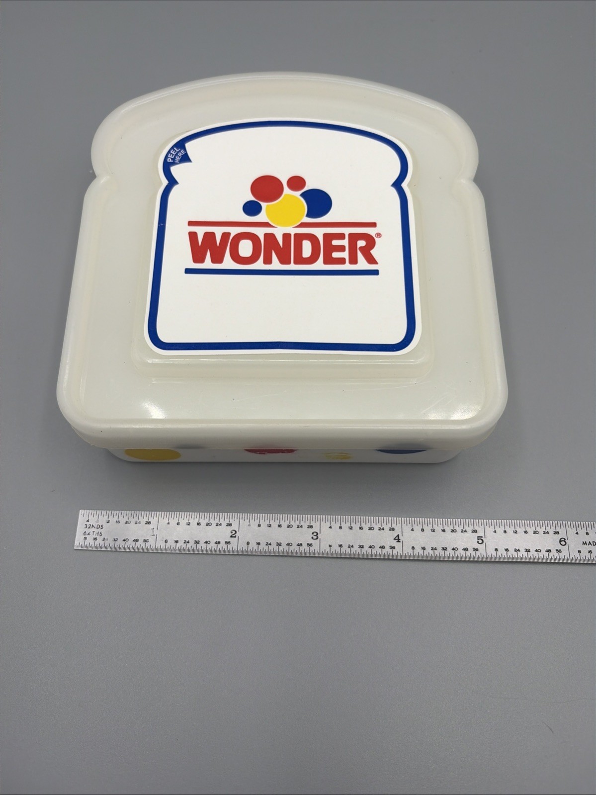 Wonder Bread Sandwich Container Plastic Carry Case