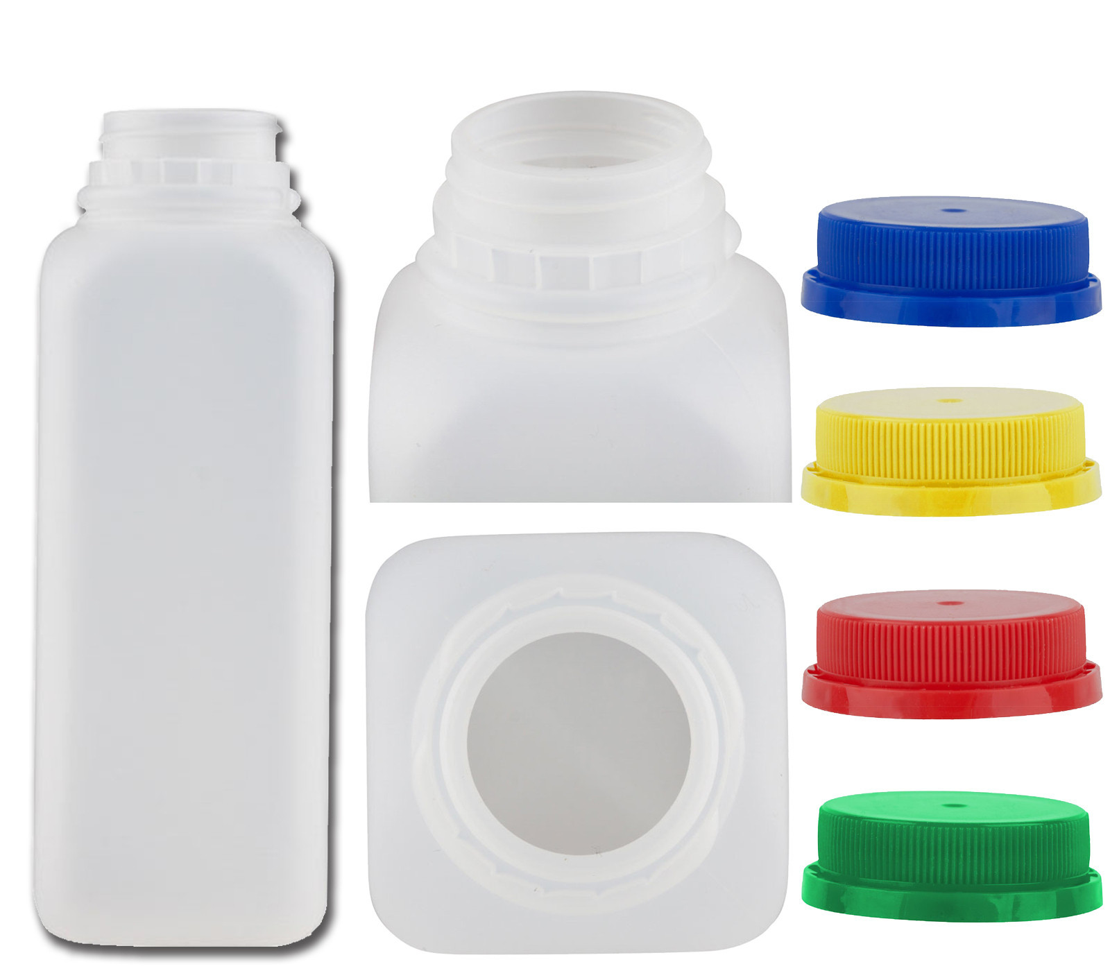 40 – 16 oz Plastic Nutcracker Bottles With Tamper Proof Caps
