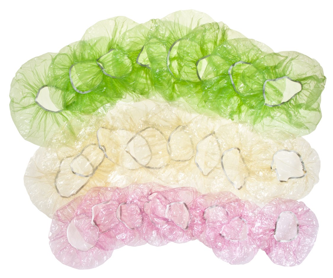 Reusable Plastic Bowl Covers, Set of 24