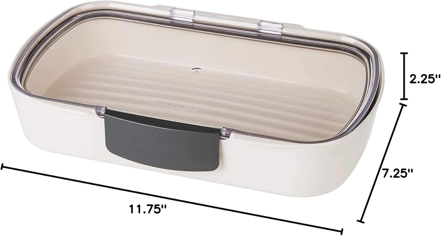 Deli Food Storage Container with Air-Tight Silicone Seal and Dry Erase Compat…