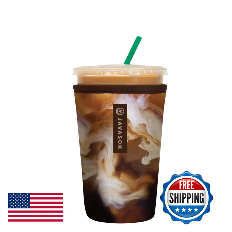 Sok It Javasok Iced Coffee Cold Soda Insulated Neoprene Cup Sleeve Coffee On