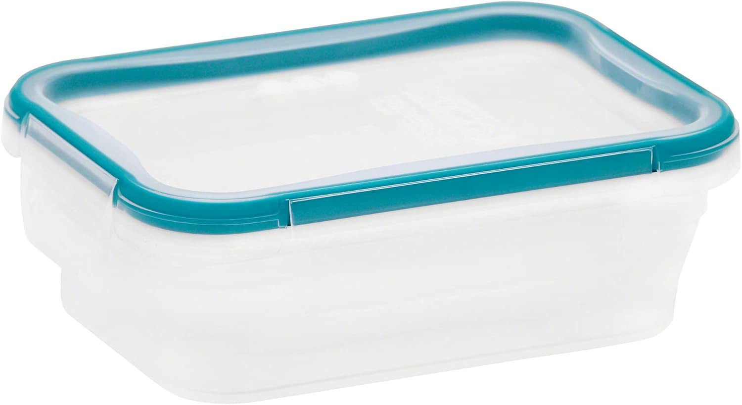 Total Solution 3-Cup Plastic Food Storage Container with Lid, 3-Cup Square Meal
