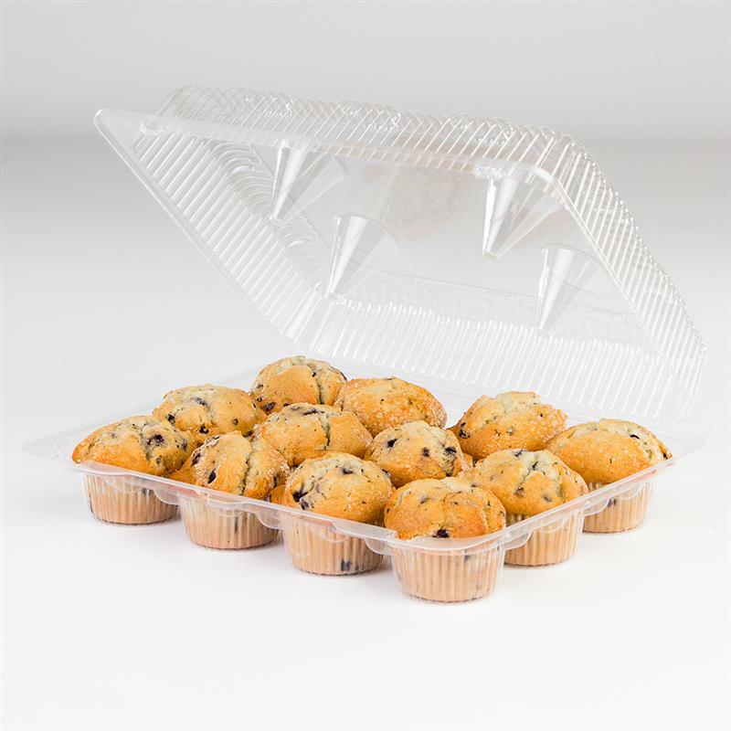 Cupcake/Muffin Container 12 Compartment 13″ L x 1.375″ W x 3.625″ D | 100/Case