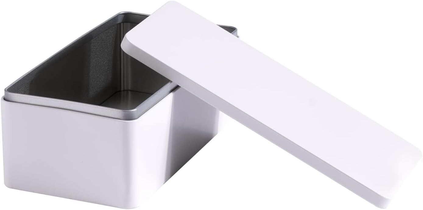 Food Storage Containers Tin Box with Airtight Lids Kitchen Pantry Organization-S