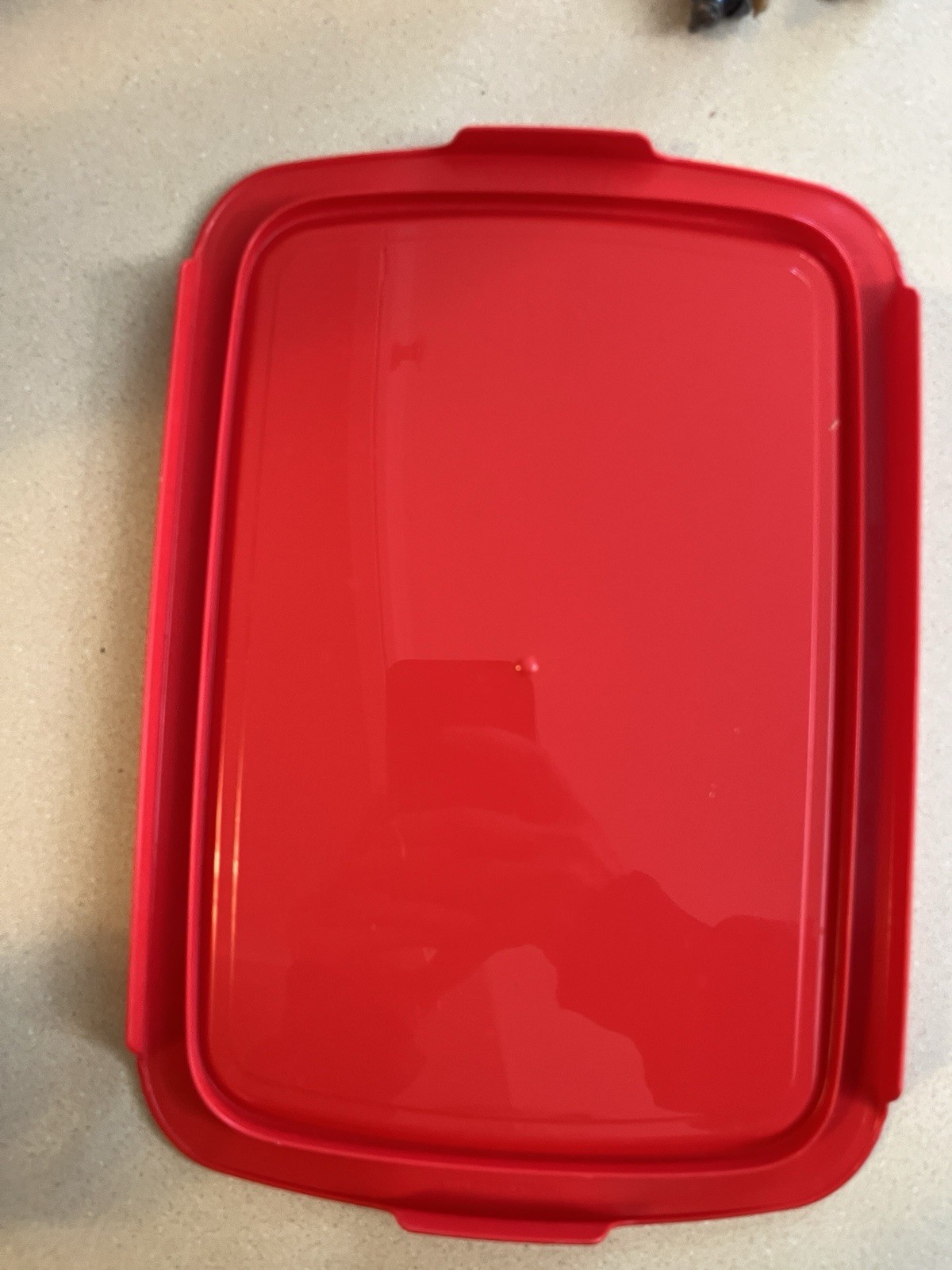 Pyrex Replacement Red Rectangular Snap-On Plastic Food Storage Lid for 9×13 pan