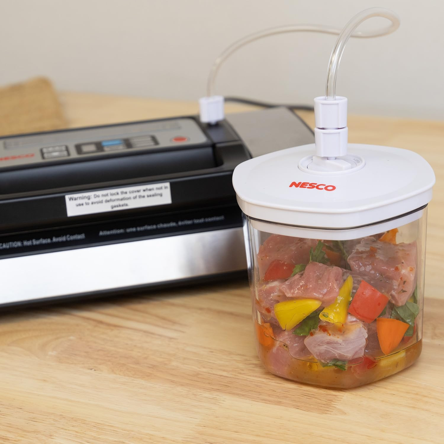 BPA-Free 3-Piece Vacuum Canister Set for Food Storage & Meal Prep